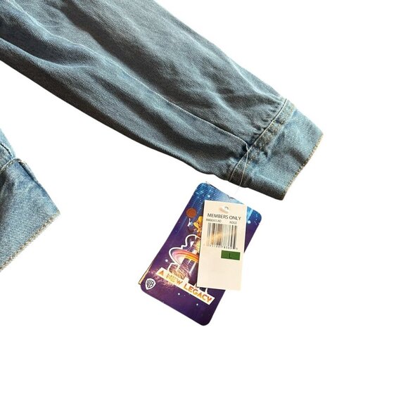 Members Only Looney Tunes Space Jam A New Legacy Denim Jacket Size Large NWT - Picture 7 of 15